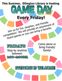 Game Day at Ellington Library